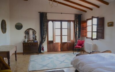 Bedrooms in the Campanet villa